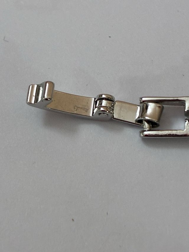 Brazalete Acero-Oro 18k Circonia-10Ct -17Cm -10gra