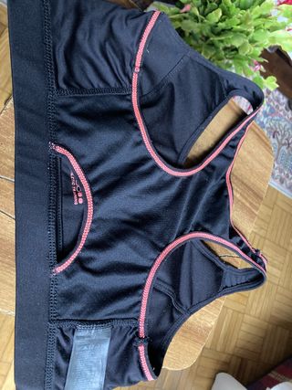 Sujetador deportivo Athletic Training negro