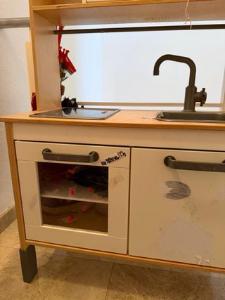 Cocinita IKEA de madera