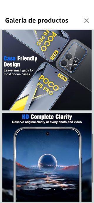 Protector Pantalla Aerku Poco F8 5G