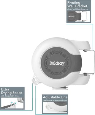 Beldray LA027016EU Línea De Ropa De Doble Retrácti