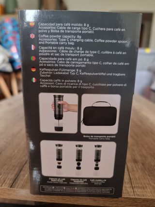 Cafetera Portátil Recargable