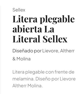 Litera Sellex la literal