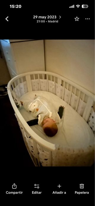 Cuna Stokke Sleepi Mini + Cuna grande + colchones