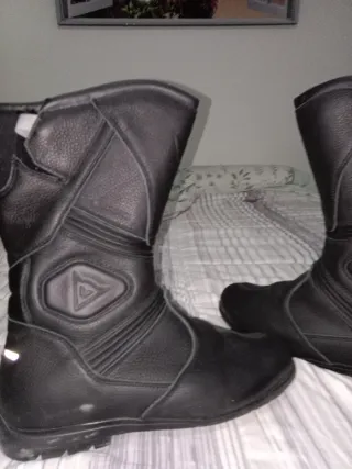 Chaqueta Dainese Cuero Gris/Rojo Sin Estrenar