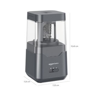 Amazon Basics Sacapuntas eléctrico portátil, hoja