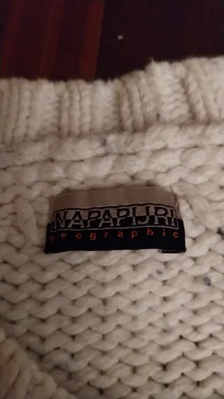 Maglione Napapijri blu e bianco