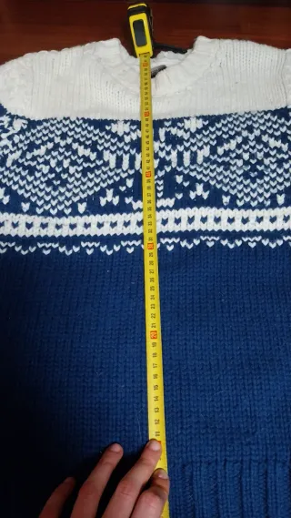 Maglione Napapijri blu e bianco