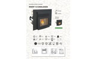 Estufa de Pellets insertable 12Kw Nueva CAST1021