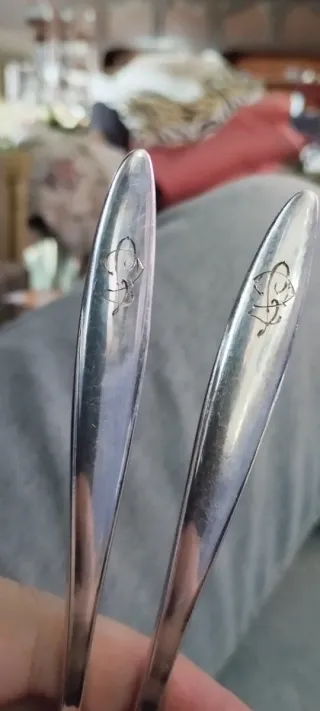 Set Cuchara y Tenedor ACSA Plateados