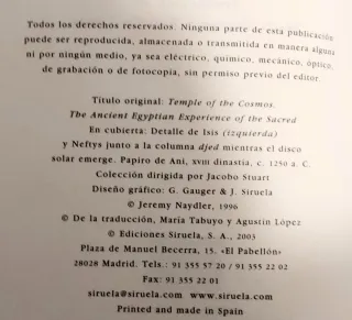 Libro El Templo del Cosmos
