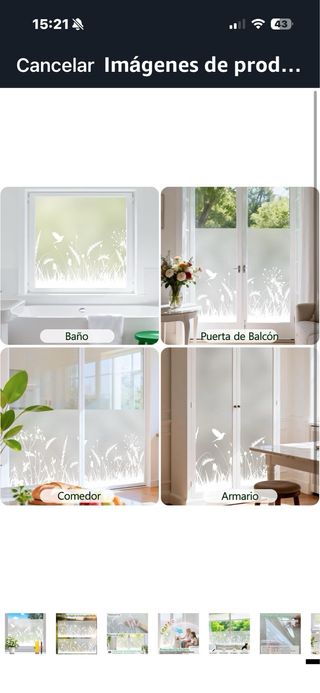 Vinili decorativi per vetri