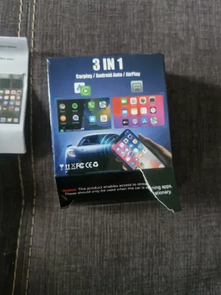 3 en 1 CarPlay Android Auto AirPlay