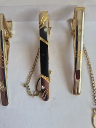 Pasadores de Corbata Dorados