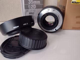 Objetivo AF Nikkor 35mm f/2D de Nikon.