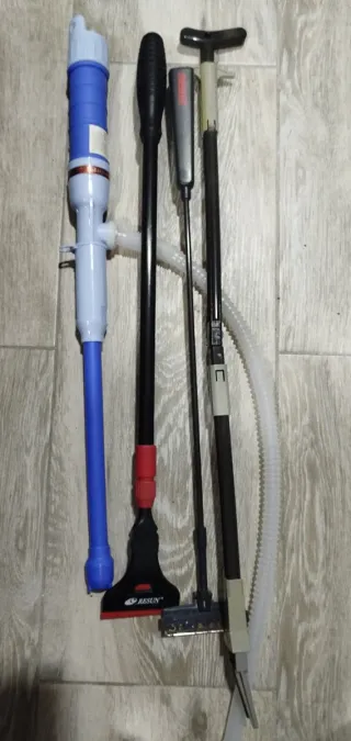 Productos limpieza acuarios