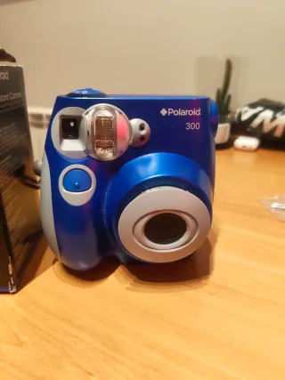 Cámara Instantánea Polaroid PIC 300 Azul