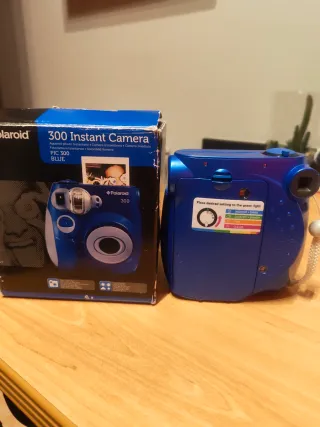 Cámara Instantánea Polaroid PIC 300 Azul