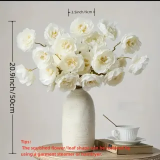 20 flores artificiales