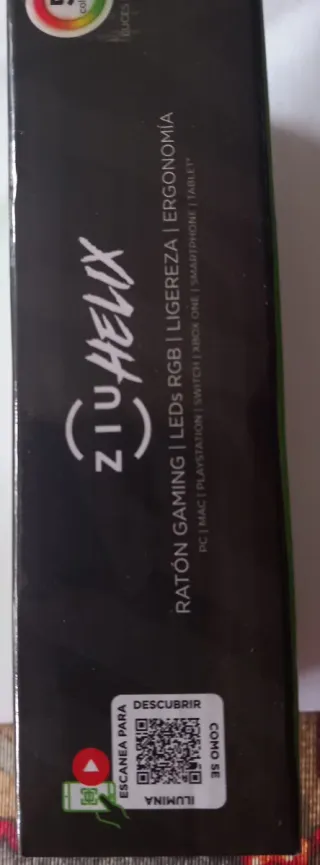 Ratón Gaming Ziu Helix RGB 5 Colores