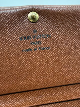 Cartera Monedero Louis Vuitton Marrón