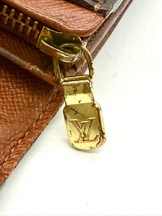 Cartera Monedero Louis Vuitton Marrón