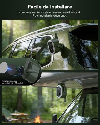 Cámara  Camping 4G LTE SIM Magnética 2K 6000mAh