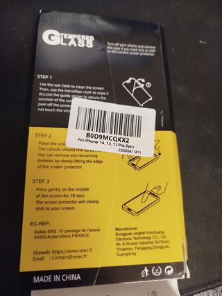 3x Protector Pantalla Cristal Templado 9H