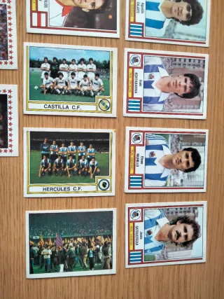 Panini Fútbol 83 - 28 Cromos diferentes  sin pegar