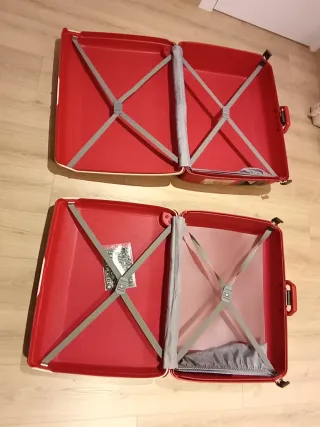 Maletas Samsonite Rojas (2 unidades)