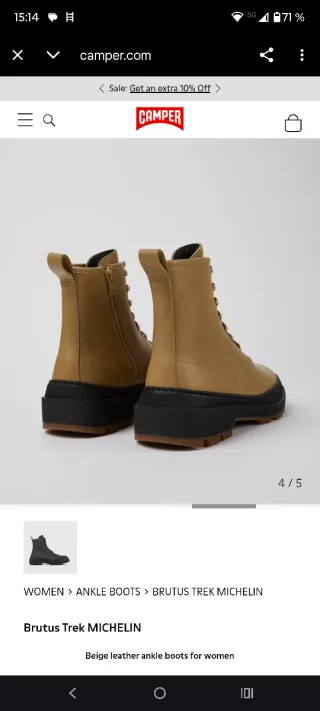 Botas Camper Brutus Trek Mujer Talla 38