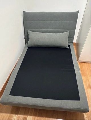 Sillón cama gris Maisons du Monde