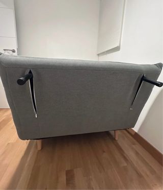 Sillón cama gris Maisons du Monde