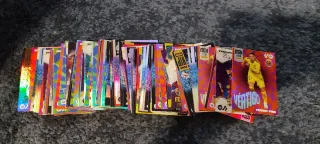 Lote +5kg Cromos Cartas Futbol Variadas