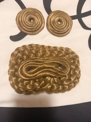 Moños de fallera color rubio