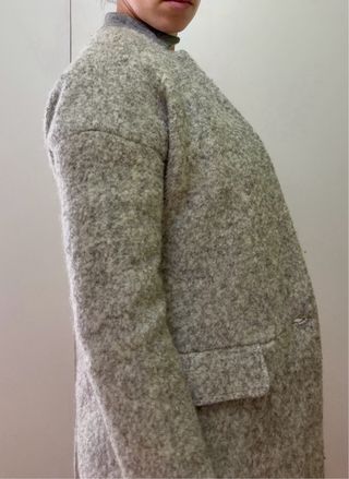 Abrigo Lefties Bouclé Gris