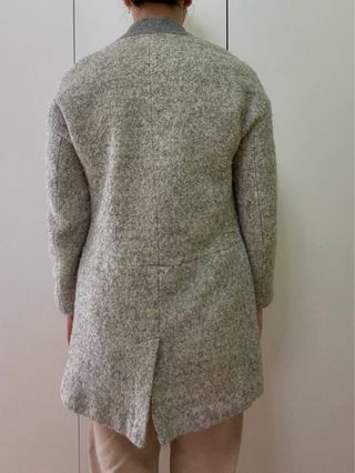 Abrigo Lefties Bouclé Gris