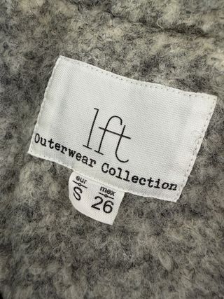 Abrigo Lefties Bouclé Gris