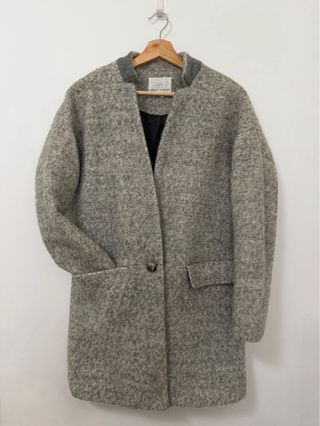 Abrigo Lefties Bouclé Gris