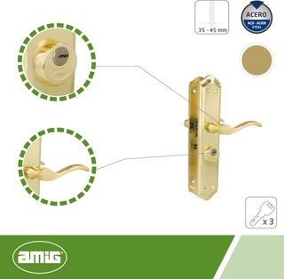 Amig - Manilla para puertas Izquierda ALFA con Mul