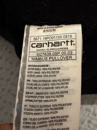 Chaqueta Carhartt Camuflaje Pullover