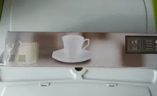 Juego de café de porcelana 12 piezas