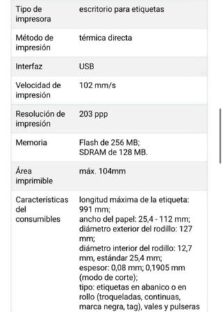 Impresora Térmica Zebra ZD220/ZD230