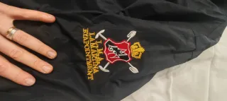 Giacca a vento La Martina blu e rossa