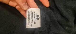 Giacca a vento La Martina blu e rossa