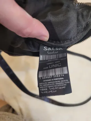 Bolso bandolera Salsa negro