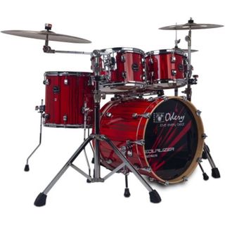Batería Acústica Odery Equalizer Lacquer Red