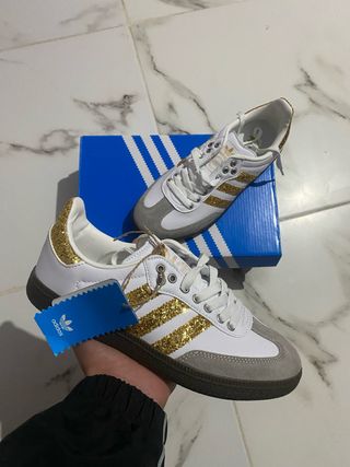 Adidas Samba OG Glitter Gold 39