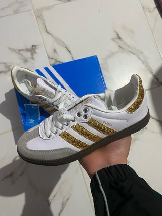 Adidas Samba OG Glitter Gold 39