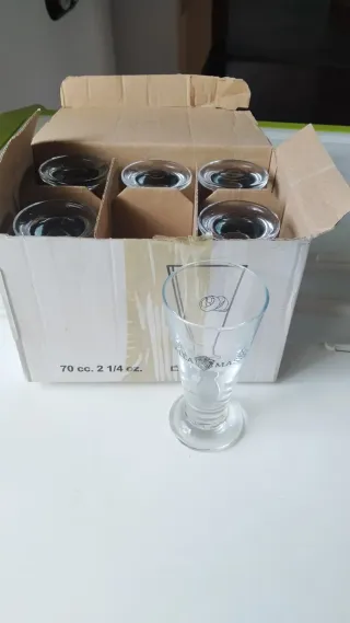 Juego 6 vasos chupito Villa Massa 70cc